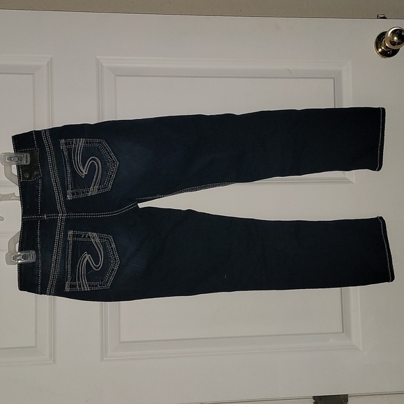 Silvers Capris dark wash - Picture 1 of 6
